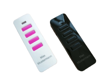 Handsender mit Namensgravur